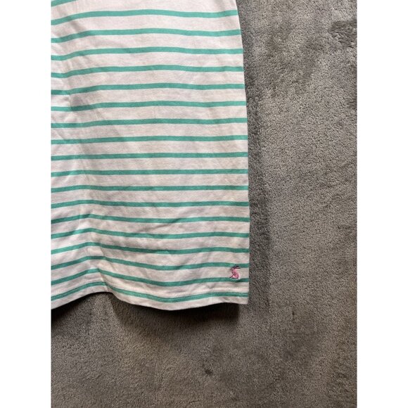 Joules Midi Dress Size 8 Cotton Riviera Abstract Jersey Dot Green  Stripe Tshirt - Picture 6 of 6